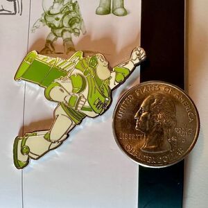 Disney 100 Pixar BUZZ LIGHTYEAR Character PIN TOY STORY 3 Limited Release NEW wi
